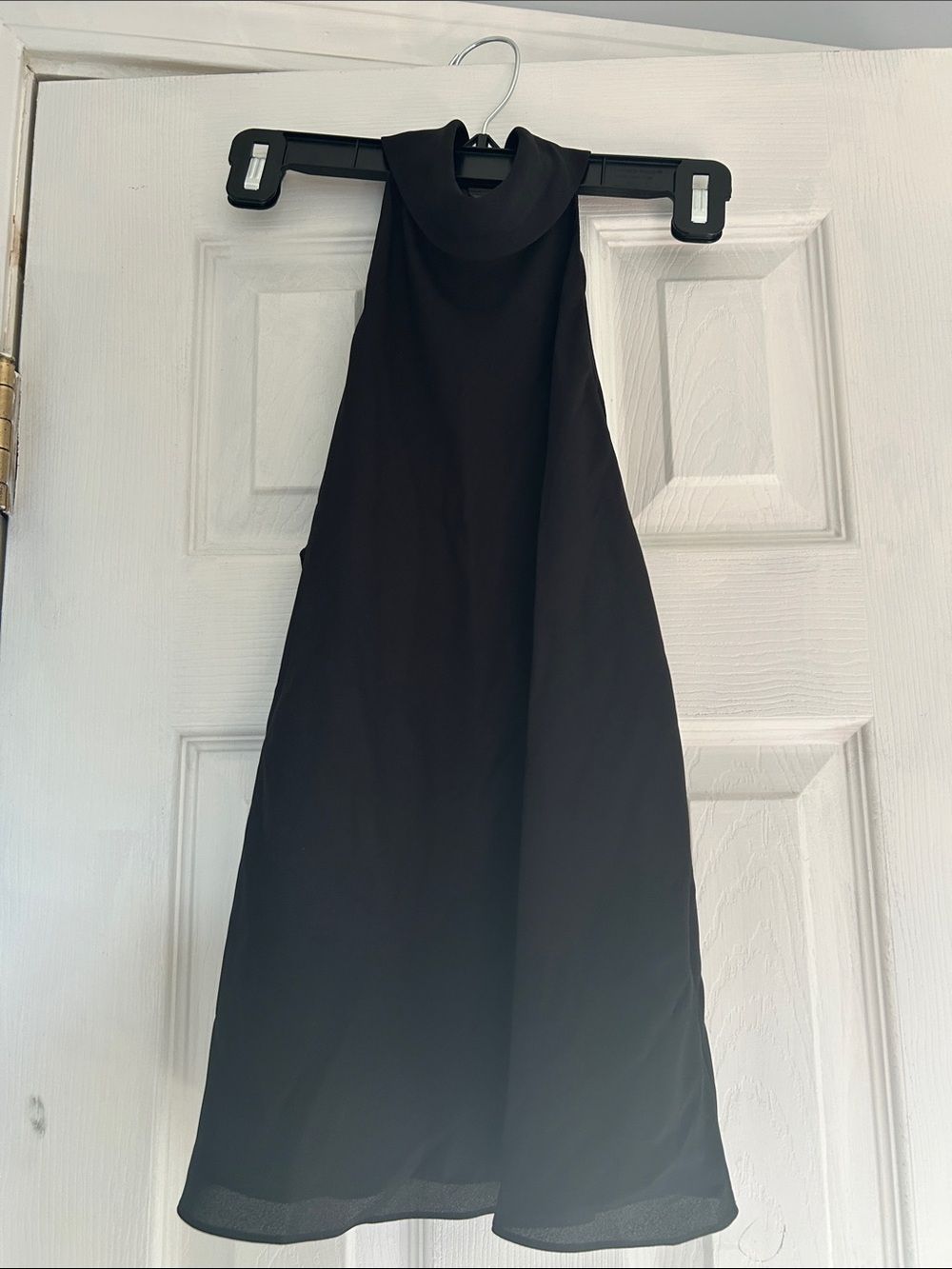 Black Halter Neck Women’s Blouse - Theory
